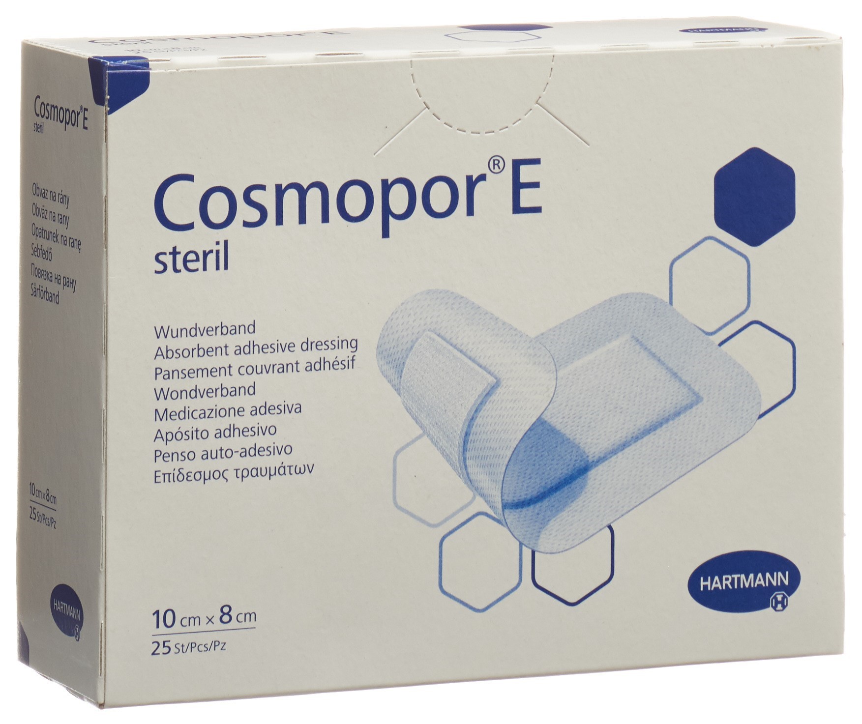 COSMOPOR E pansem rapide 10cmx8cm stérile 25 pce