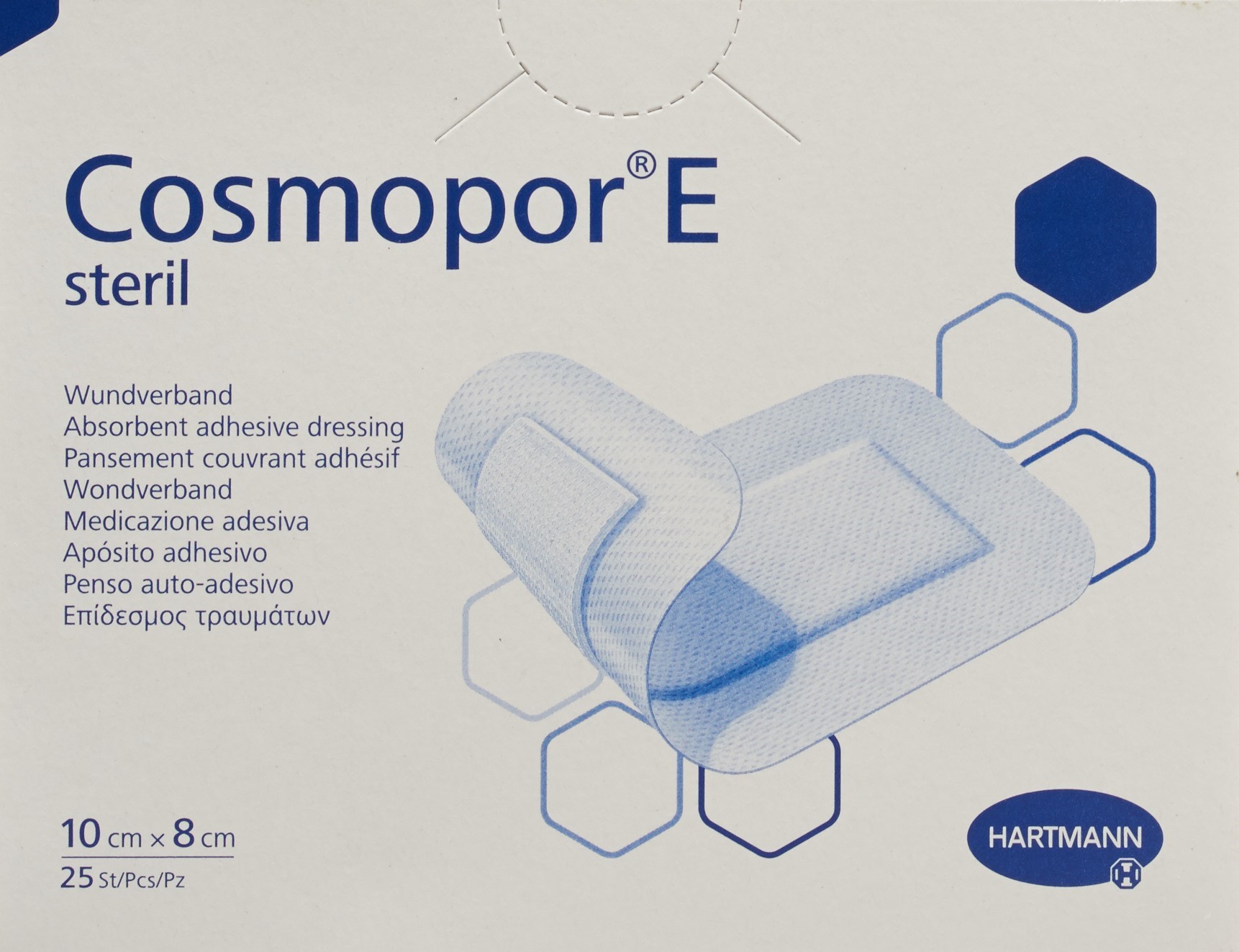 COSMOPOR E pansem rapide 10cmx8cm stérile 25 pce