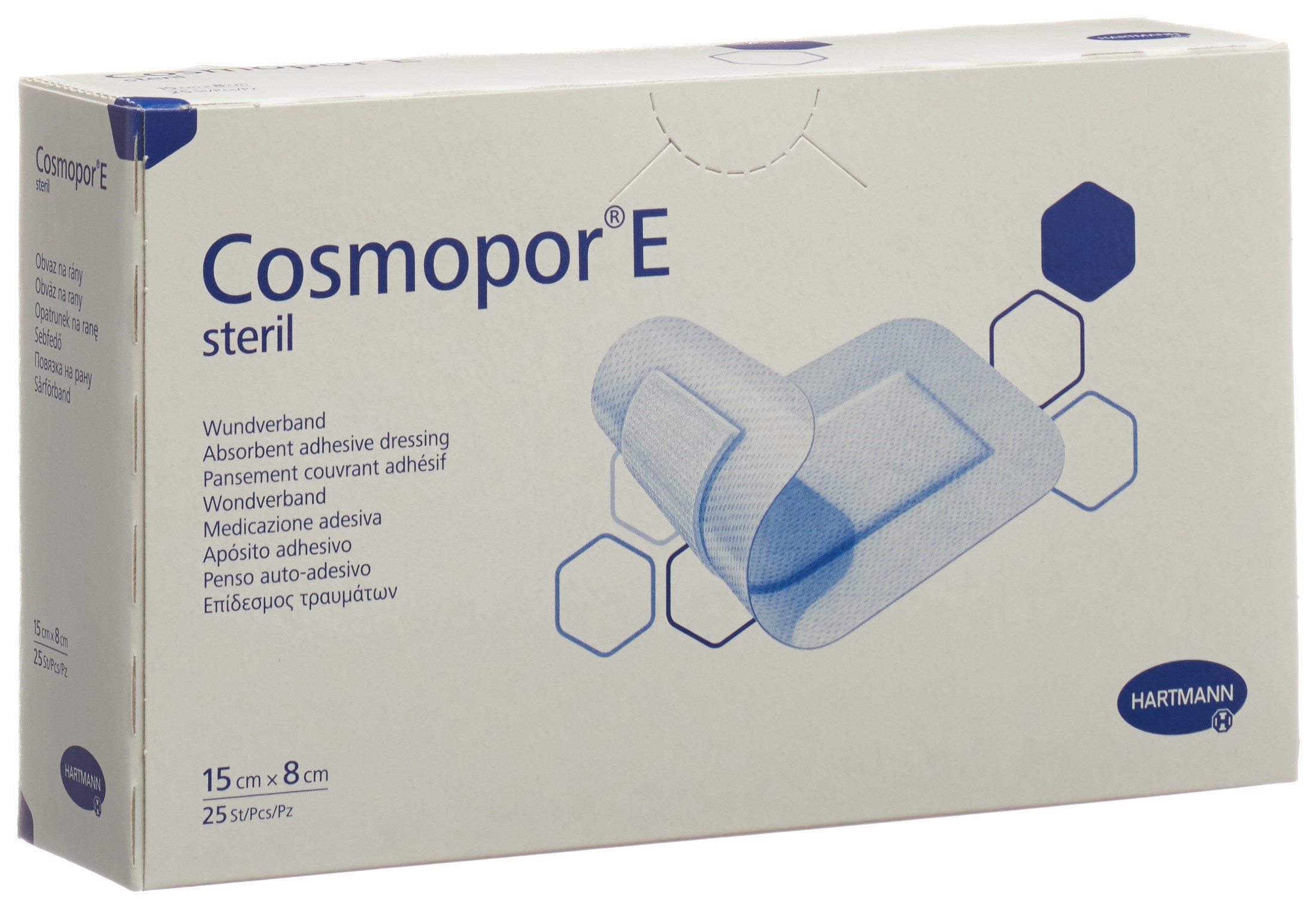 COSMOPOR E pansem rapide 15cmx8cm stérile 25 pce