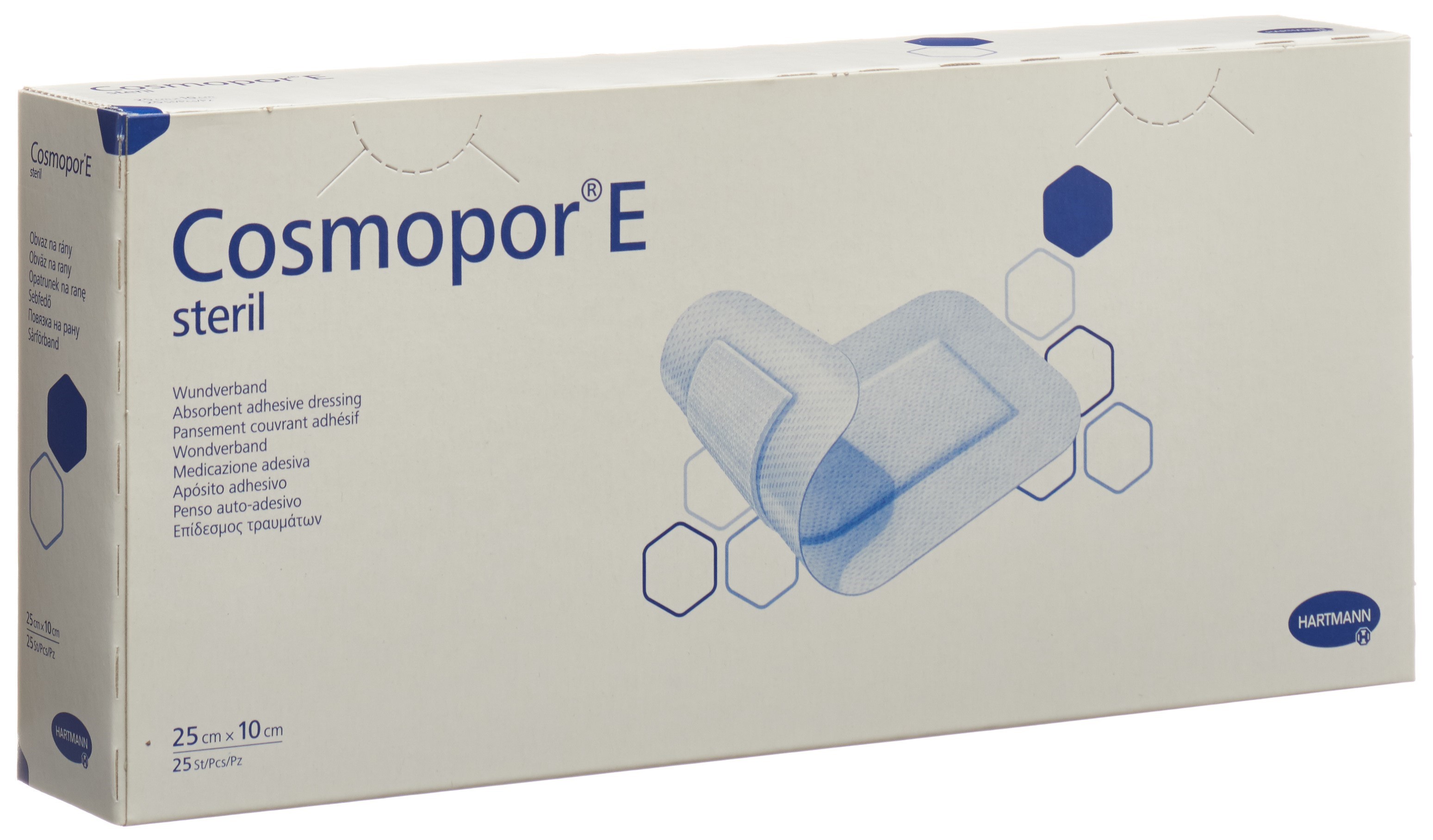 COSMOPOR E pansem rapide 25cmx10cm stérile 25 pce