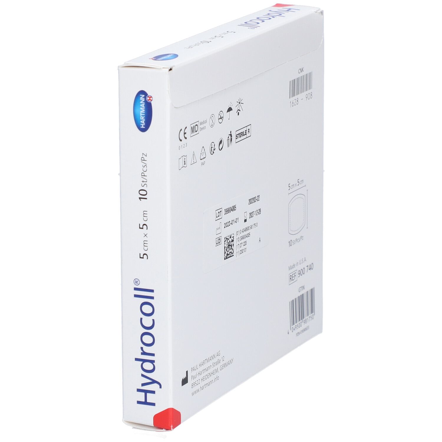 Hydrokolloid-Verband Hydrocoll (5x5cm)