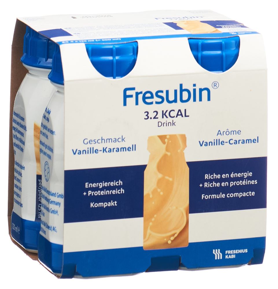 FRESUBIN 3.2 kcal DRINK Vani-Caramel 4 x 125 ml