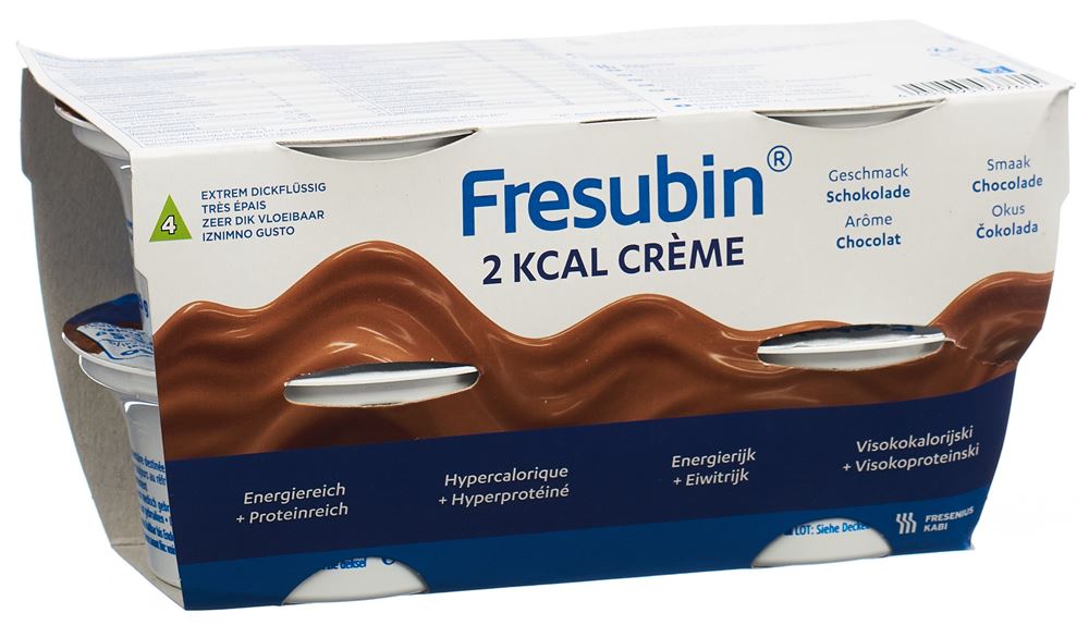 FRESUBIN 2 kcal Crème Schokolade 4 x 125 g
