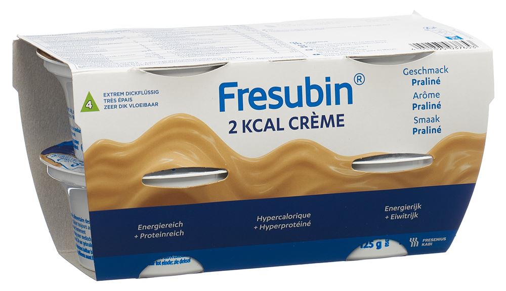 FRESUBIN 2 kcal Crème Praliné 4 x 125 g