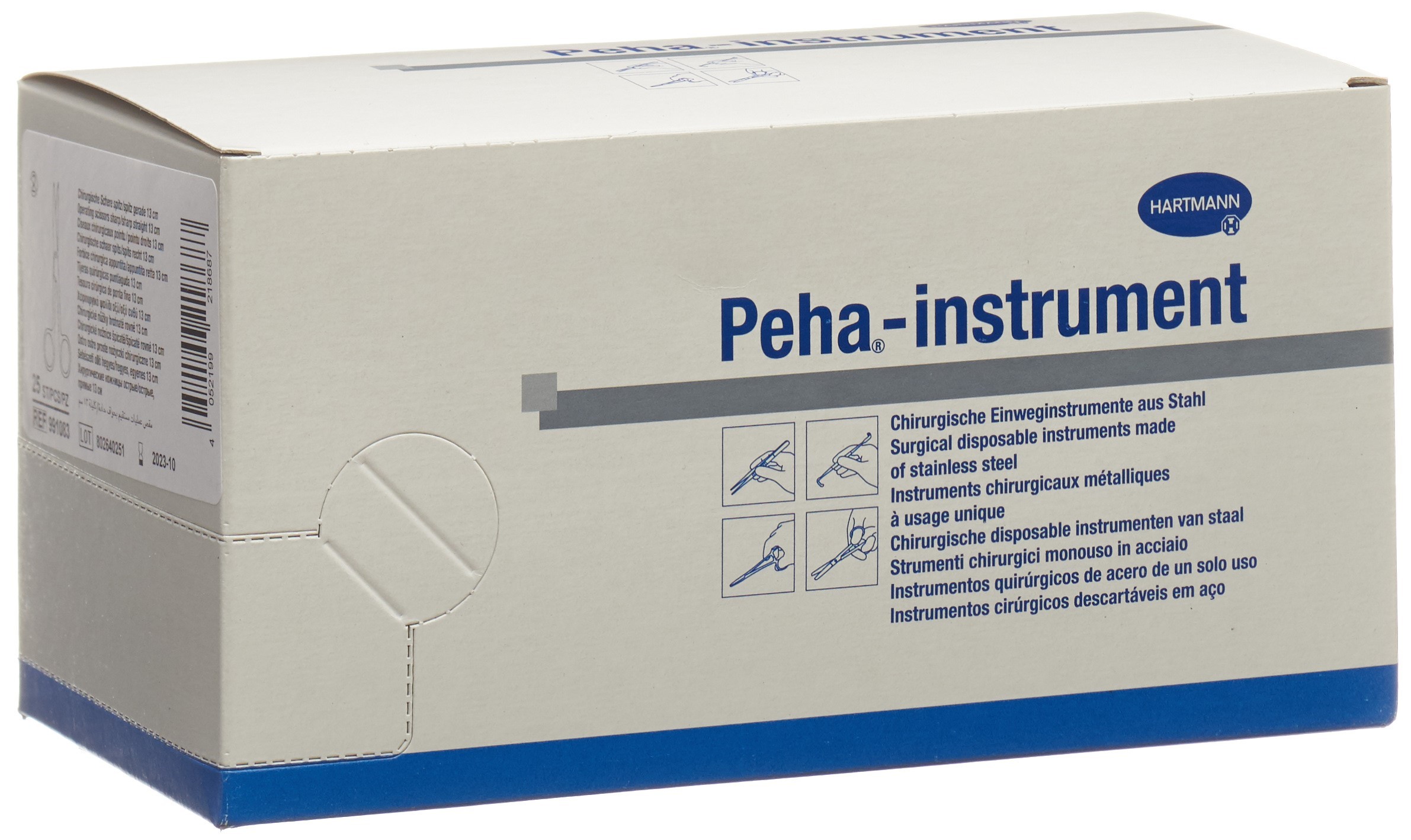 PEHA-INSTRUMENT Chir Schere spitz-spitz ger 25 Stk