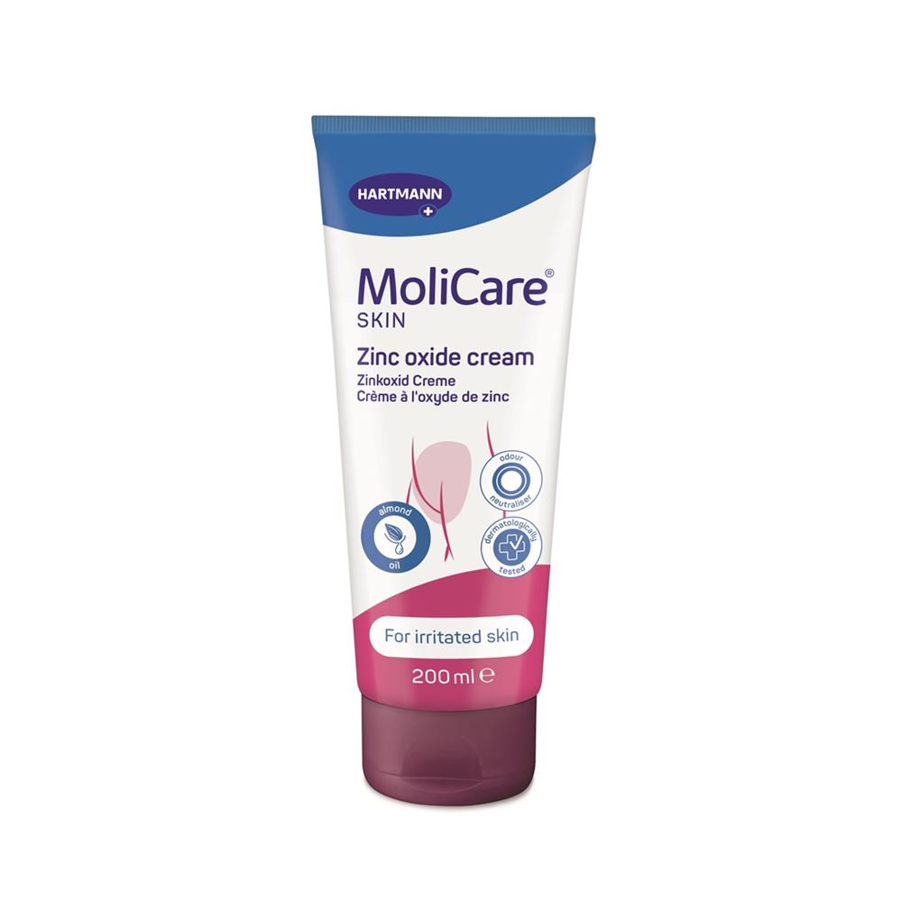 MOLICARE Skin Hautschutzcreme Zinkoxid Tb 200 ml