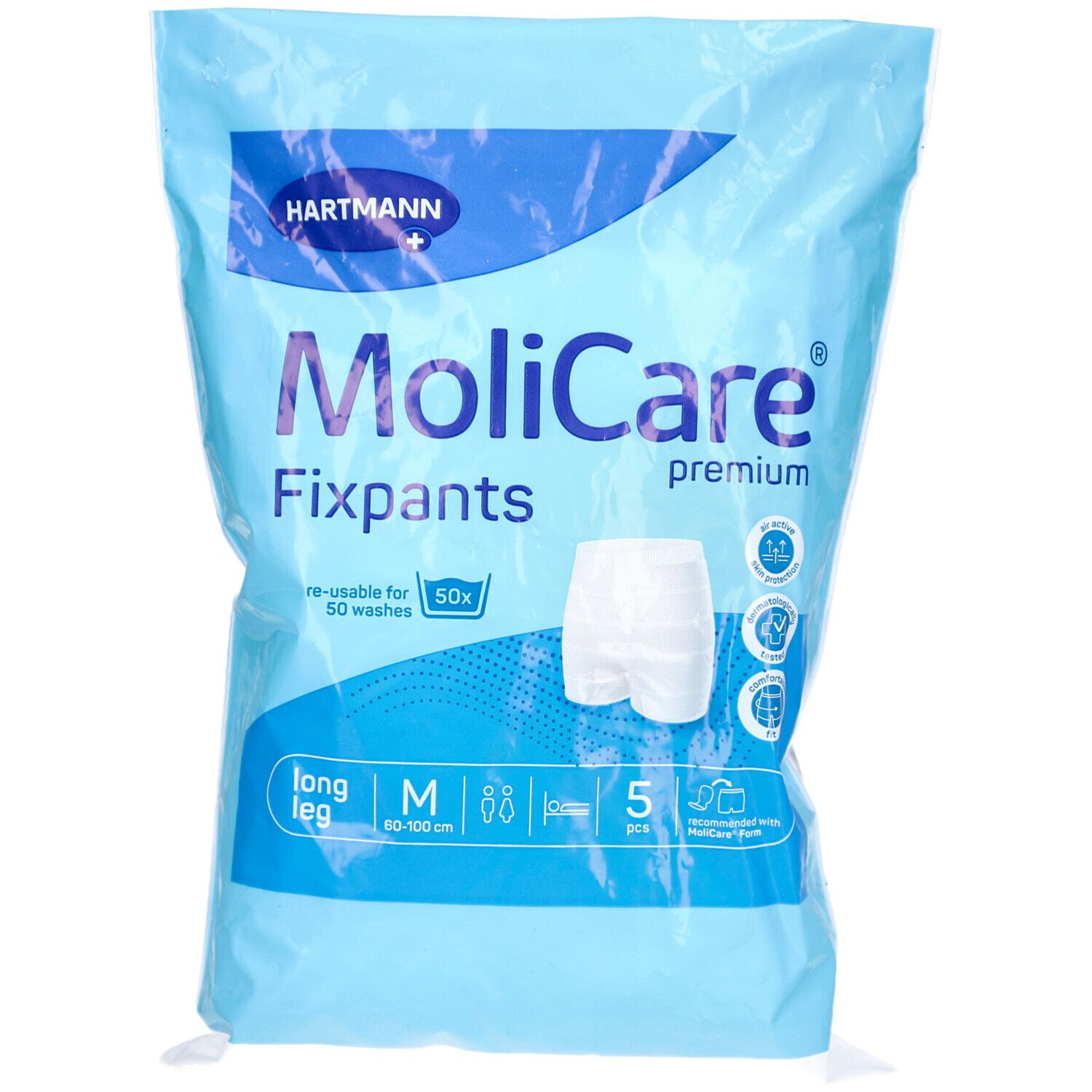 MOLICARE Premium Fixpants longleg M Btl 5 Stk