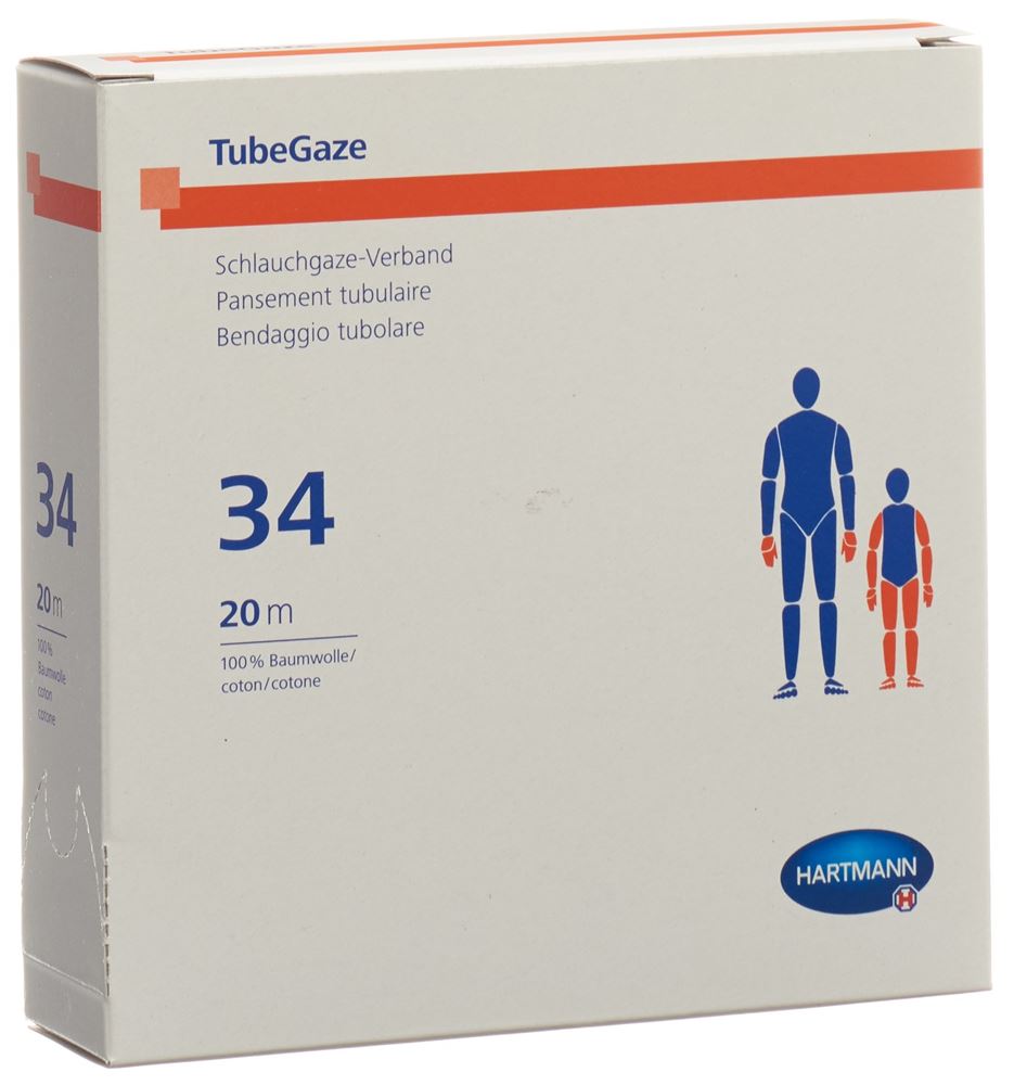 TUBEGAZE pansement tubulaire 20m Nr34
