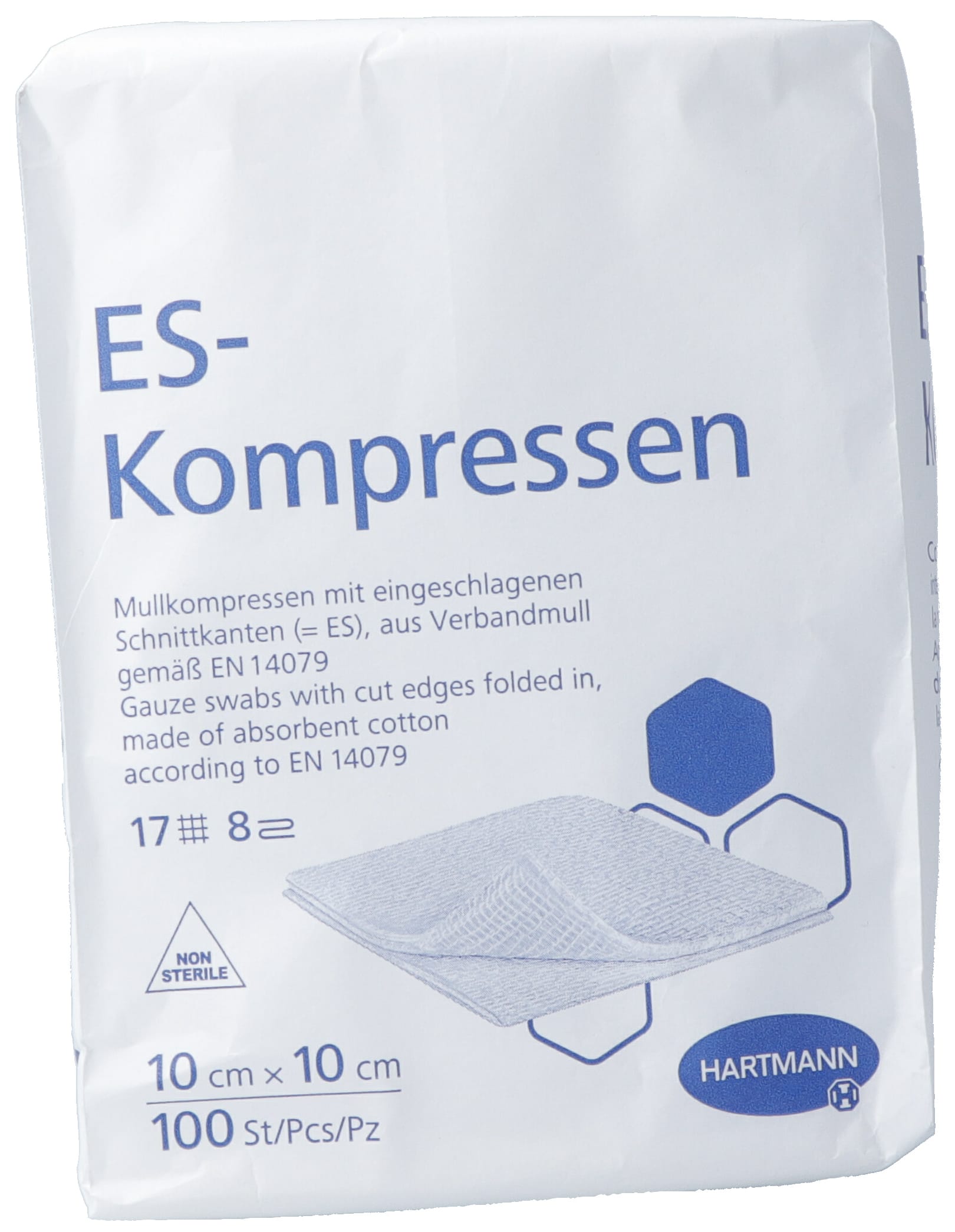 HARTMANN compresse ES 10x10cm 8c n st 100 pce