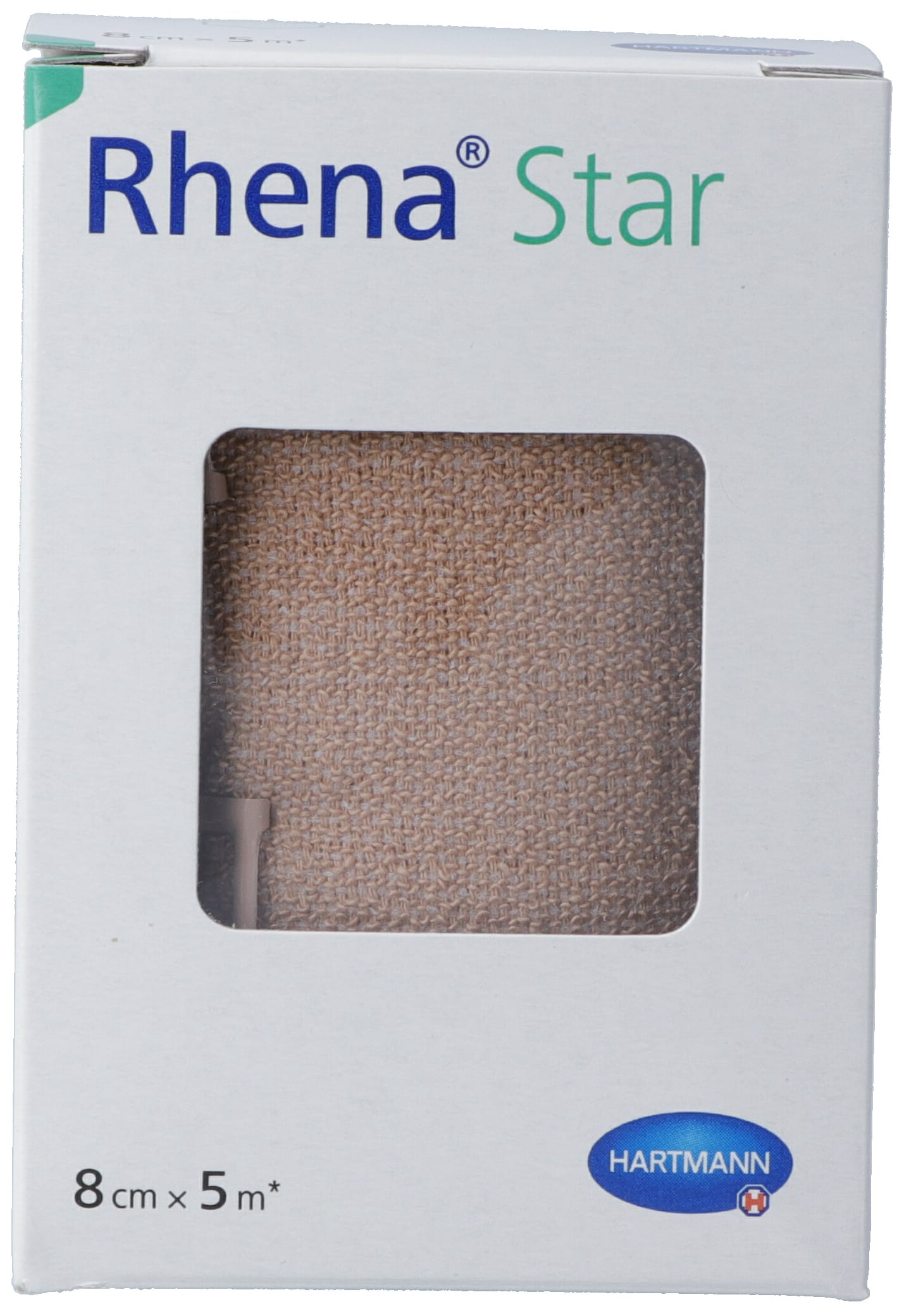 RHENA Star Elastische Binde 8cmx5m hautfarbig