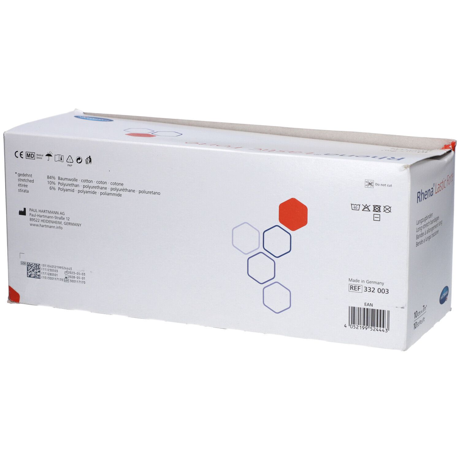 RHENA Lastic Forte 10cmx7m hautfarbig 10 Stk