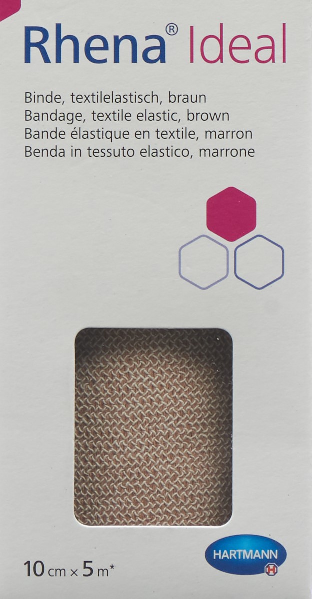 RHENA Ideal Elastische Binde 10cmx5m hautf