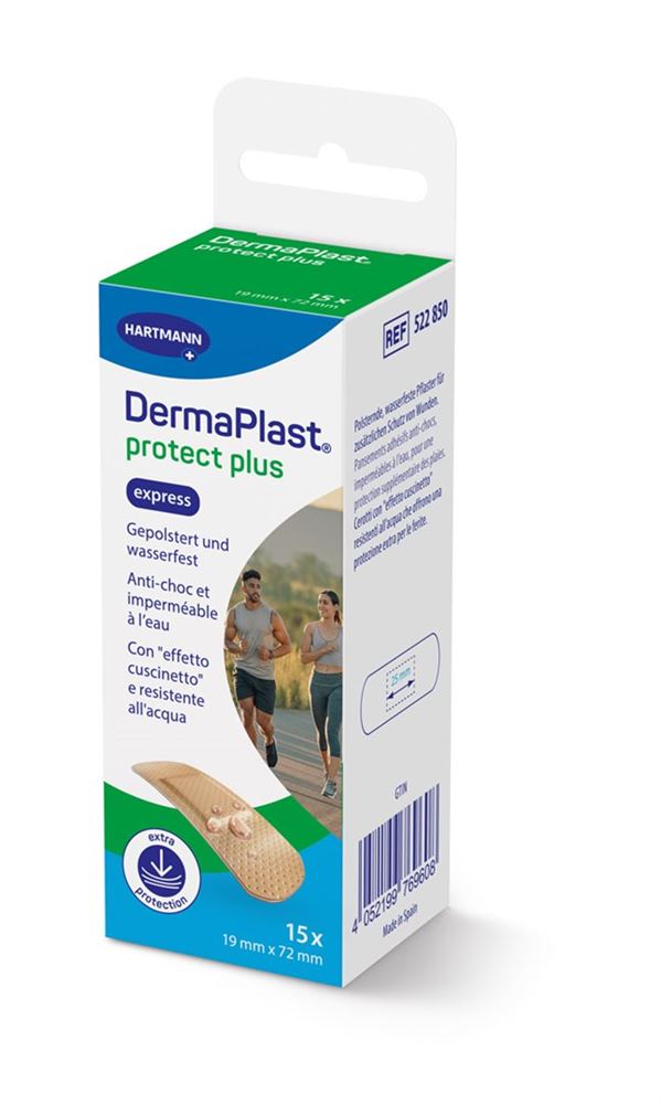 DERMAPLAST ProtectPlus Express 19x72mm 15 Stk
