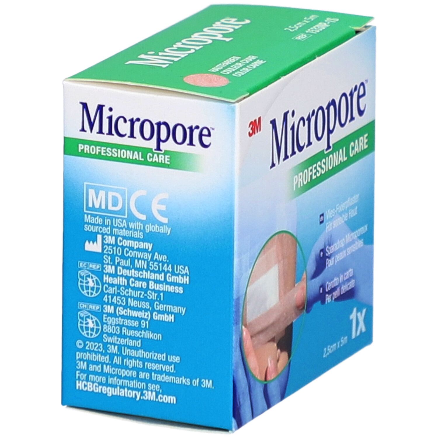 3M MICROPORE VLIES o Disp 25mmx5m hf ref