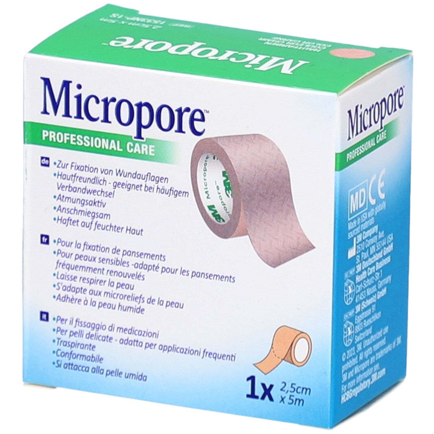 3M MICROPORE VLIES o Disp 25mmx5m hf ref