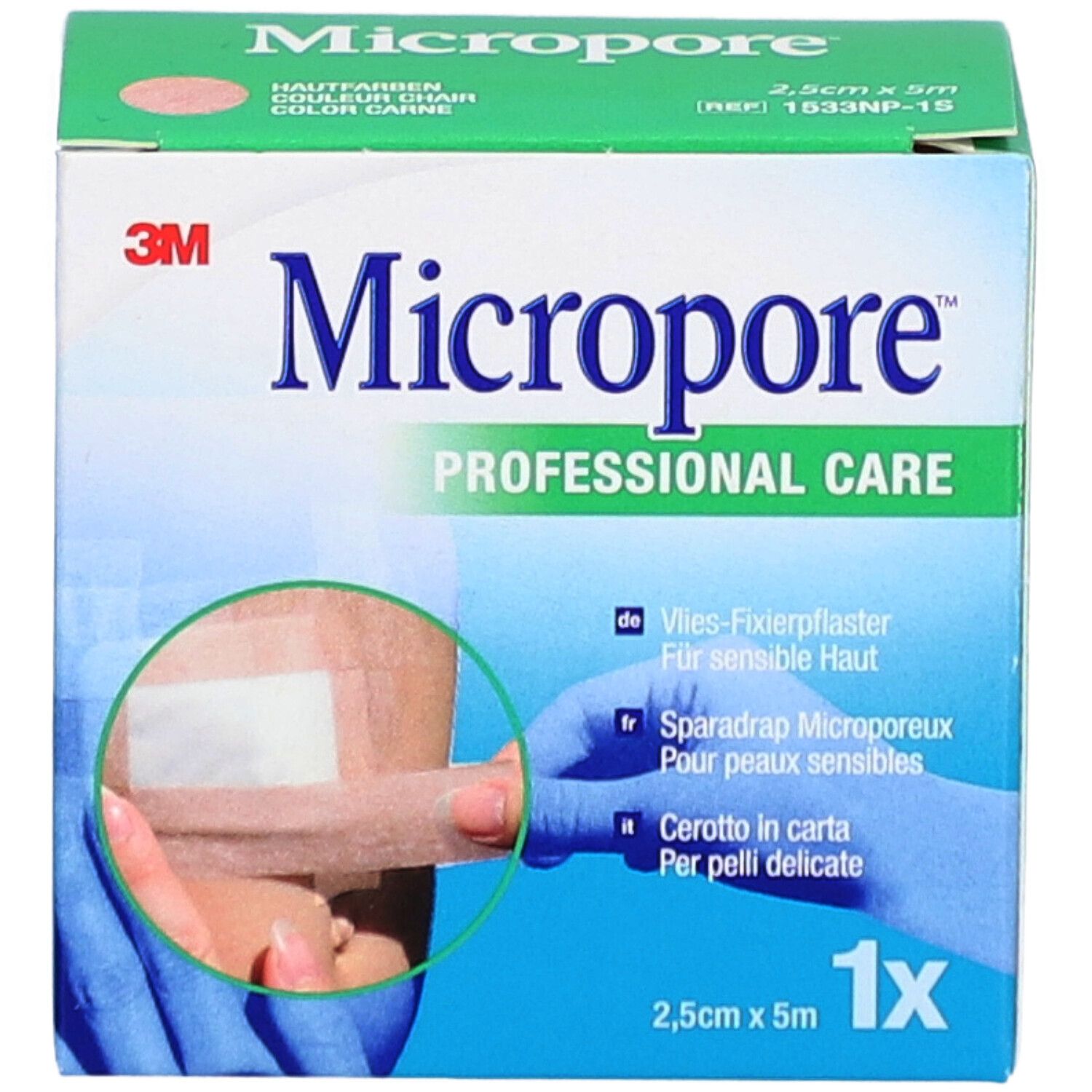 3M MICROPORE VLIES o Disp 25mmx5m hf ref