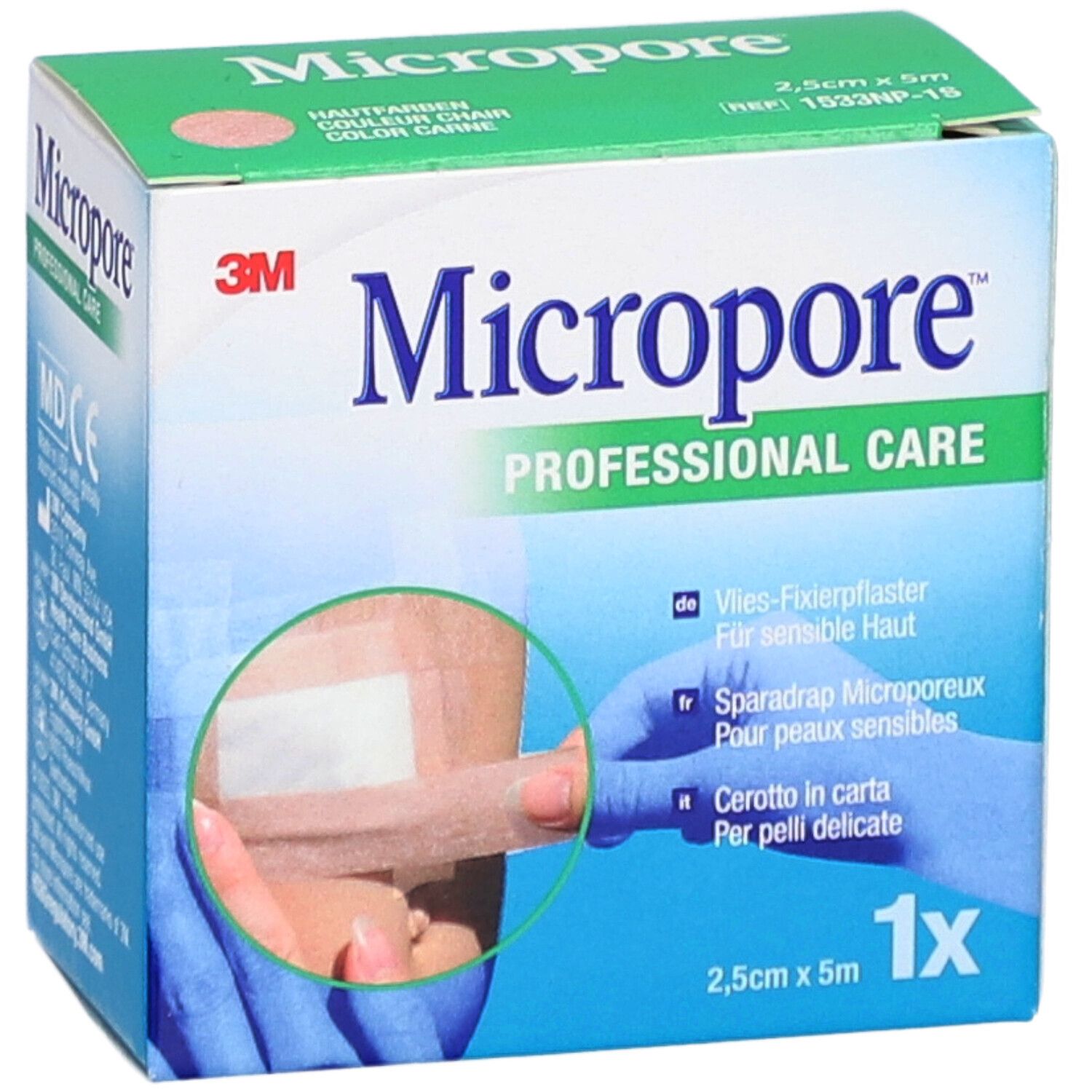 3M MICROPORE VLIES o Disp 25mmx5m hf ref