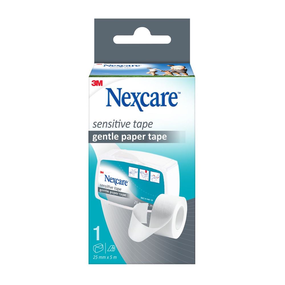 3M NEXCARE Sensitive Tape 25mmx5m Disp