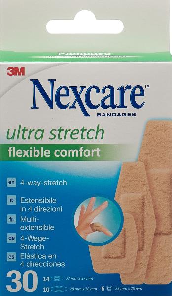 3M NEXCARE Pflaster Ult Stretch 3 Gröss ass 30 Stk