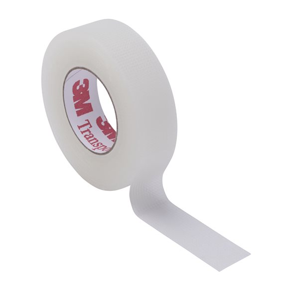 3M TRANSPORE Rollenpfl 12mmx9.14m trans (n) 24 Stk