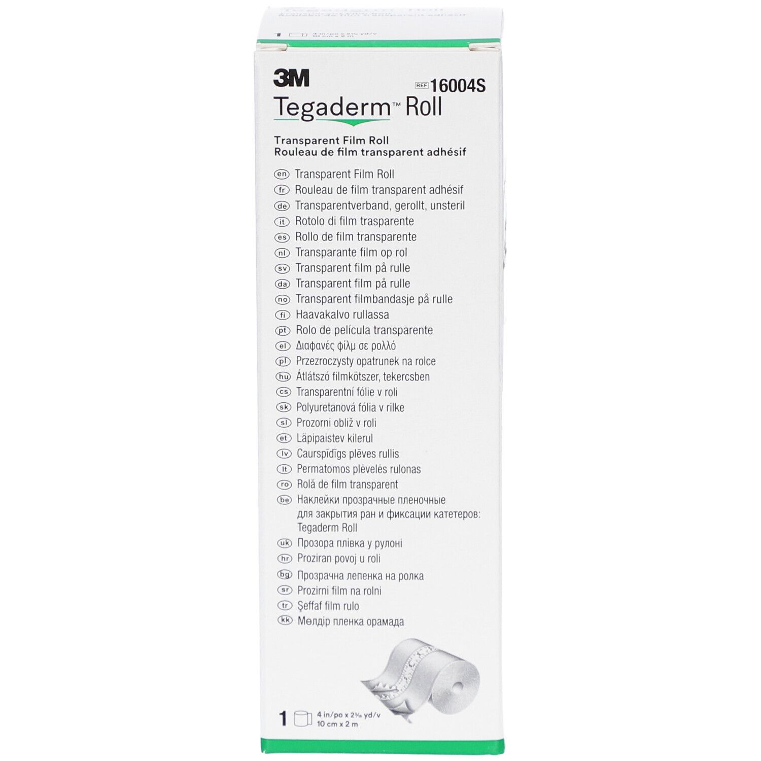 3M TEGADERM ROLL Wundverband 10cmx2m transp (n)