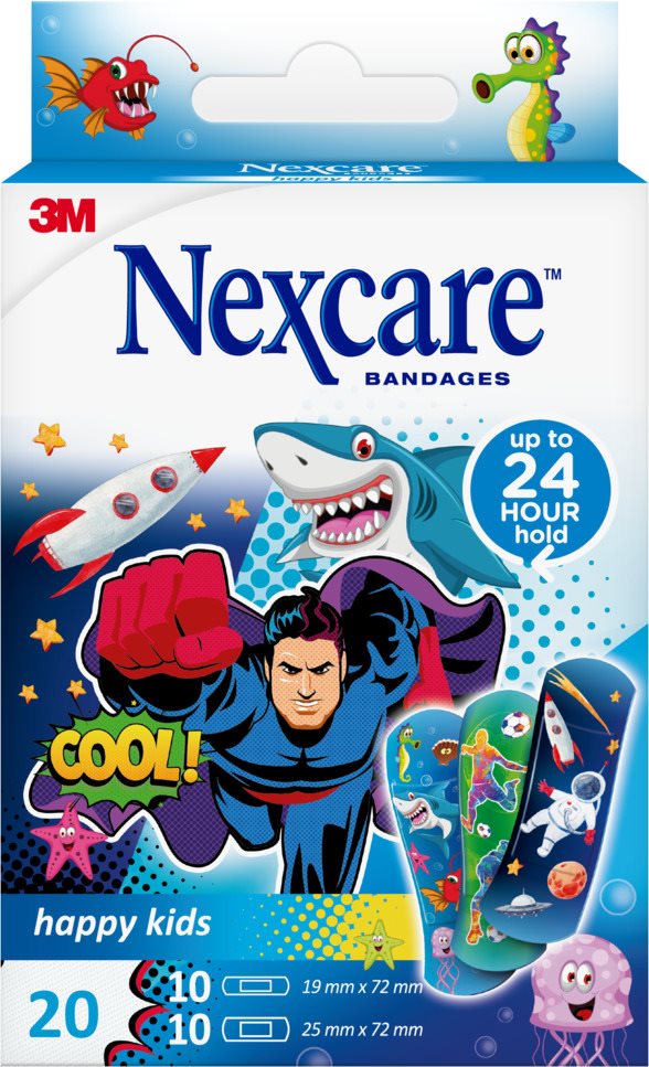 3M NEXCARE Kinderpflast Happy Kids Cool 20 Stk