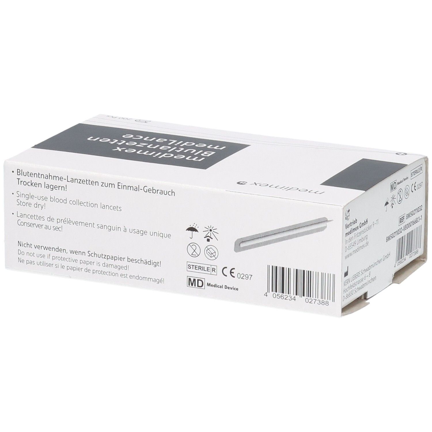 MEDIMEX Blutlanzetten steril 200 Stk