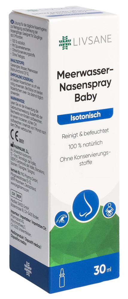 LIVSANE Nasenspray Baby Meerwasser 30 ml