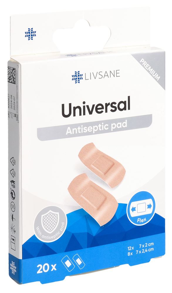 LIVSANE Premium Univer Pflaster Strips 20 Stk