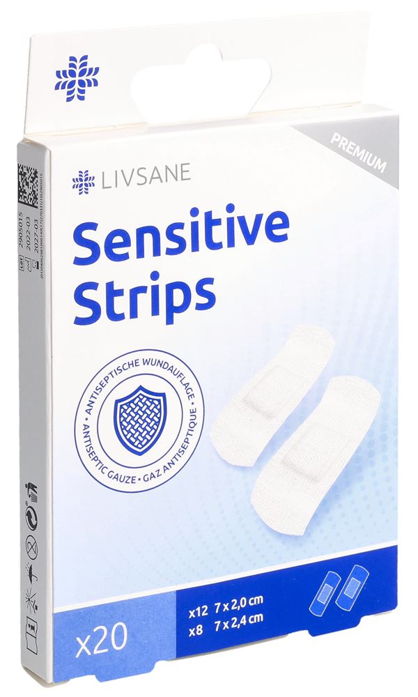 LIVSANE Premium Sensi Pflaster Strips 20 Stk