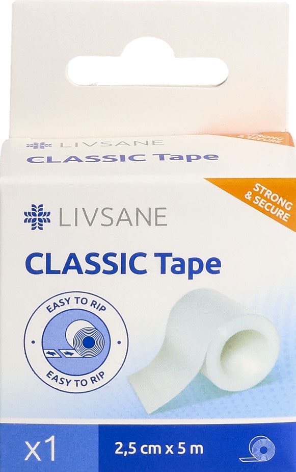 LIVSANE Classic Fixierpflaster 2.5cmx5m
