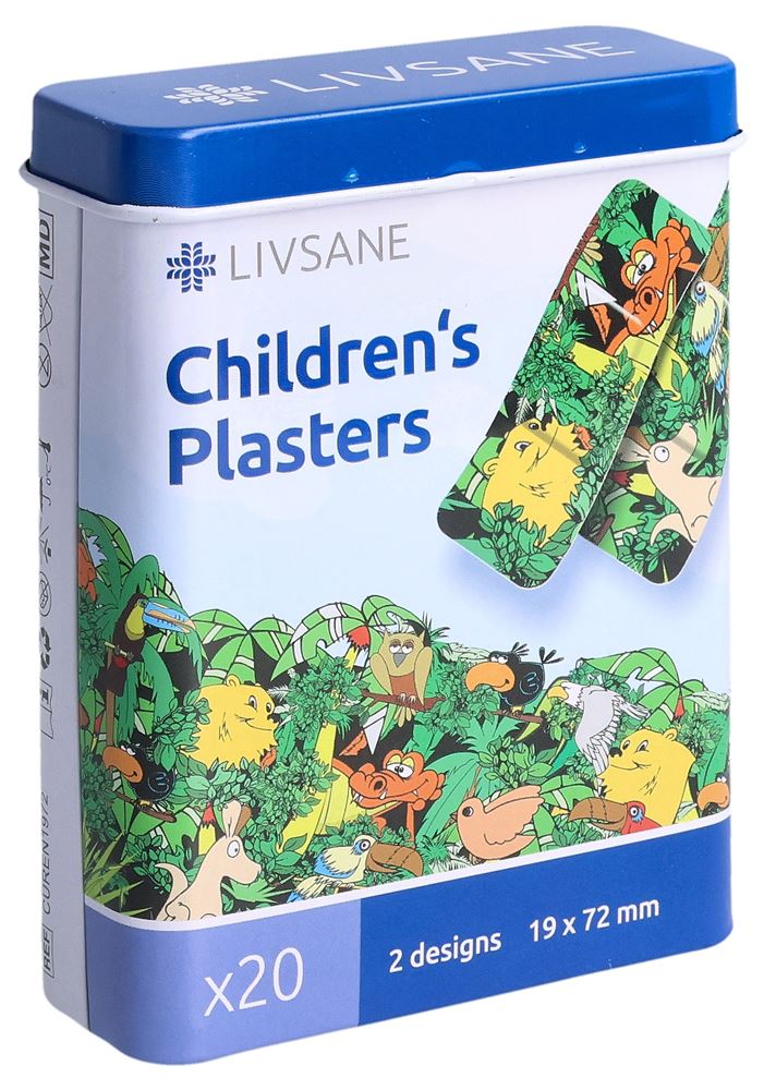 LIVSANE Kinderpflaster Jungle Anim 20 Stk