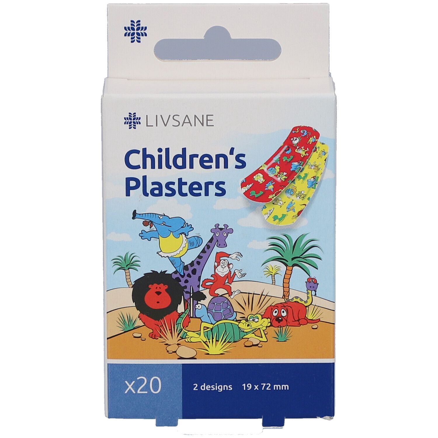 LIVSANE Kinderpflaster Funny Animals 20 Stk