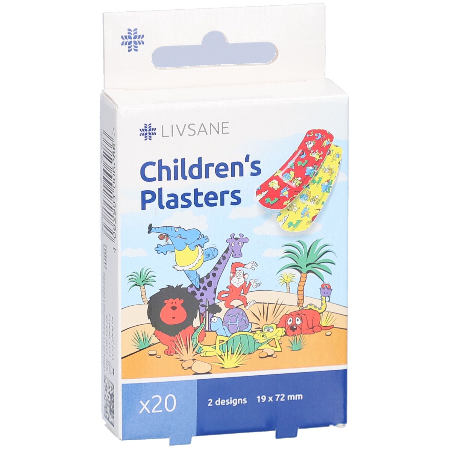 LIVSANE Kinderpflaster Funny Animals 20 Stk