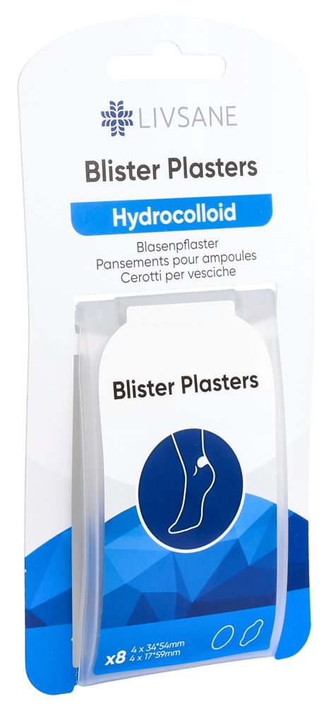 LIVSANE Blasenpflaster hydrokolloid 8 Stk