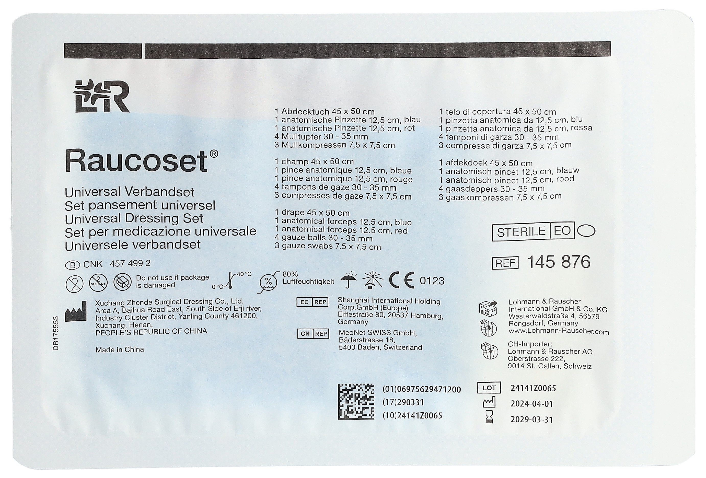 RAUCOSET Verbandwechselset Universal st (n)