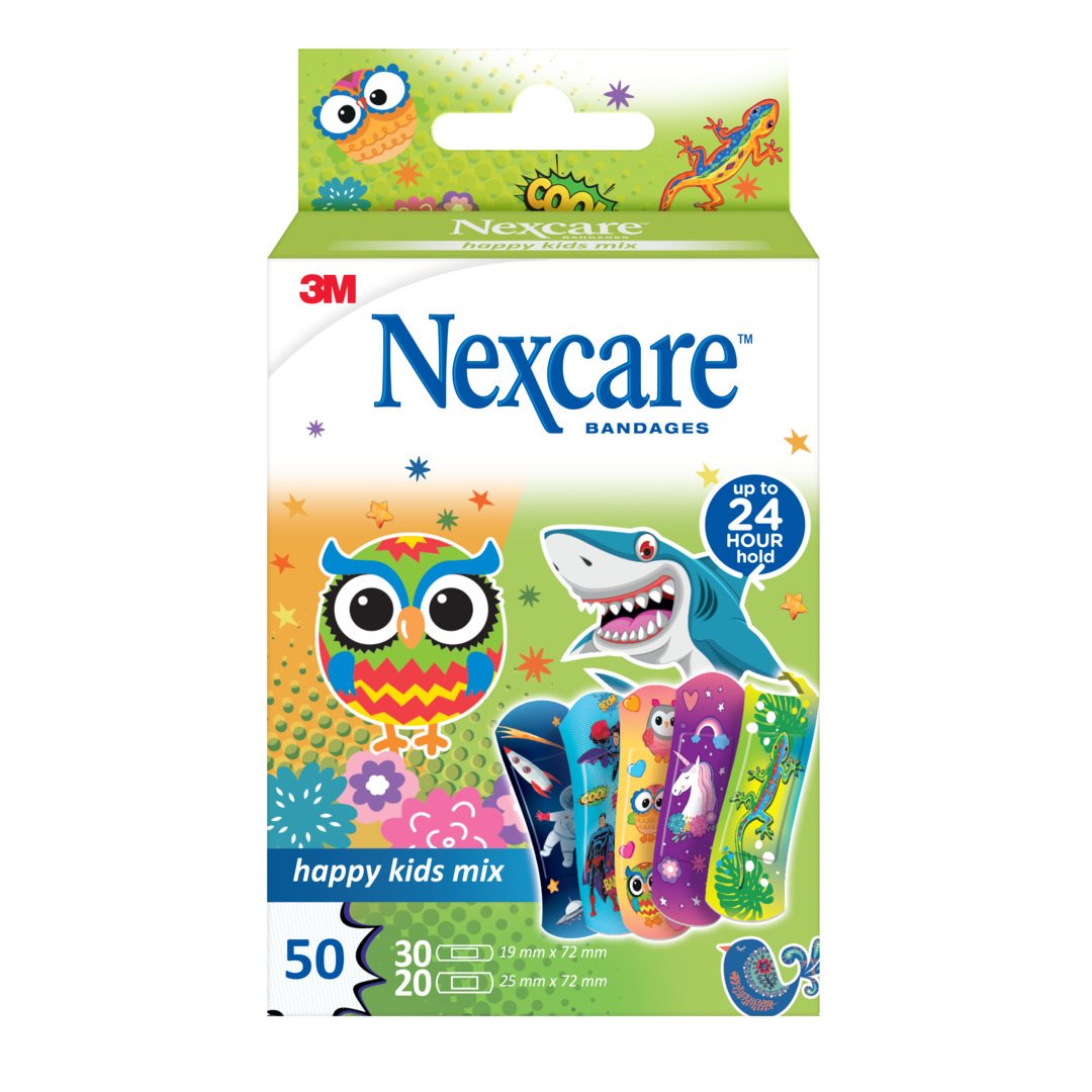 3M NEXCARE Happy Kids Mix 2 Grössen 50 Stk