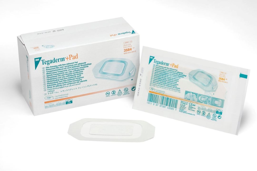 3M TEGADERM+PAD 6x10cm Wundkis 2.5x6cm (n) 50 Stk