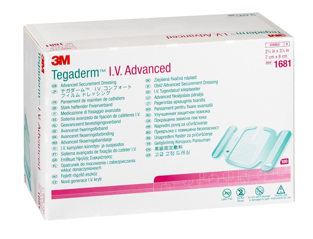 3M TEGADERM IV Advanced 7x8cm (n) 100 Stk