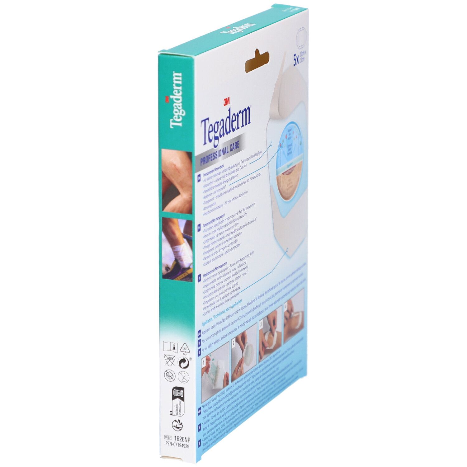 3M TEGADERM FILM Transparentverb 10x12cm (n) 5 Stk