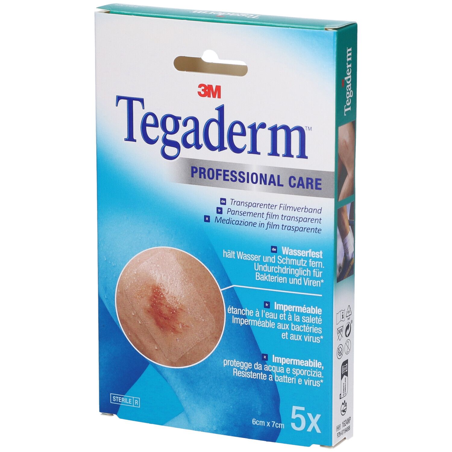 3M TEGADERM FILM Transparentverb 6x7cm 5 Stk