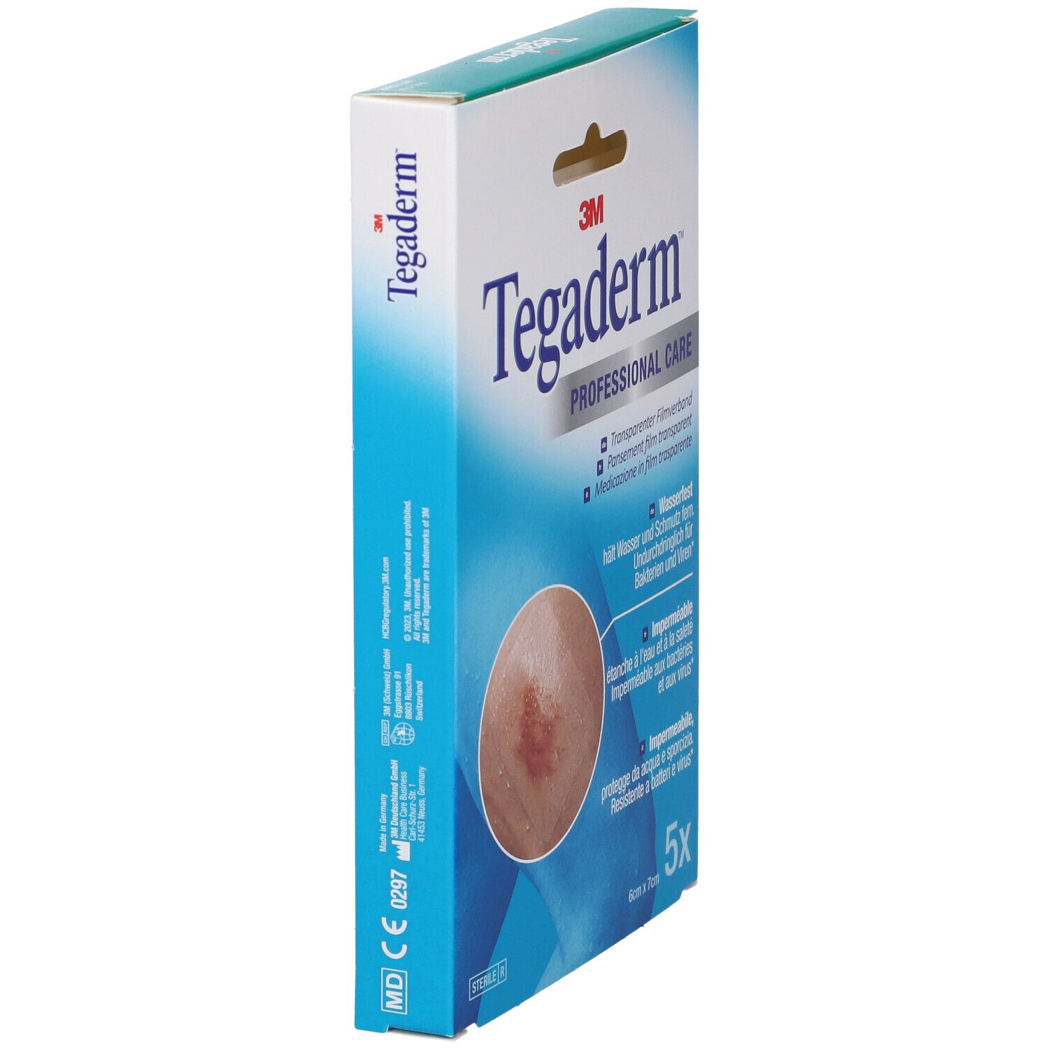 3M TEGADERM FILM Transparentverb 6x7cm 5 Stk