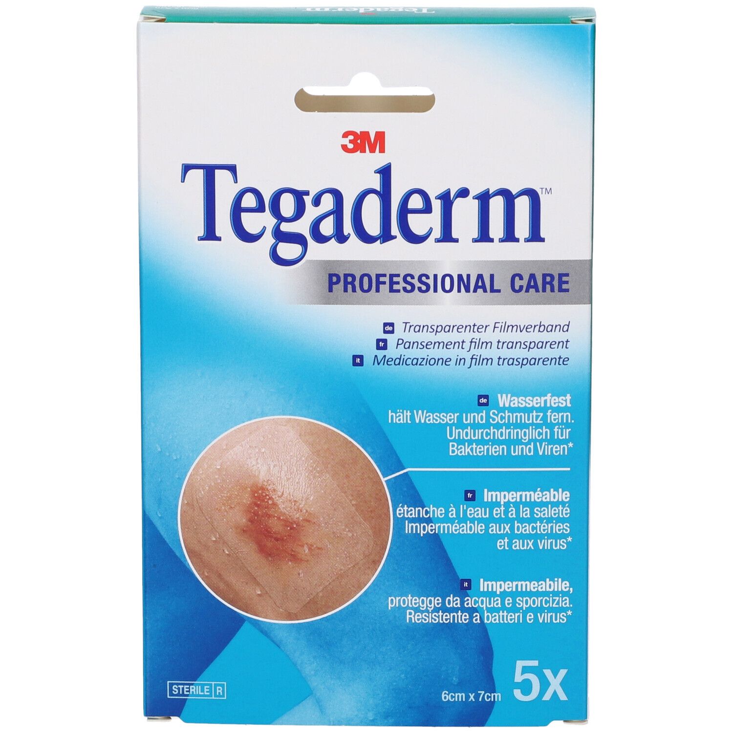 3M TEGADERM FILM Transparentverb 6x7cm 5 Stk