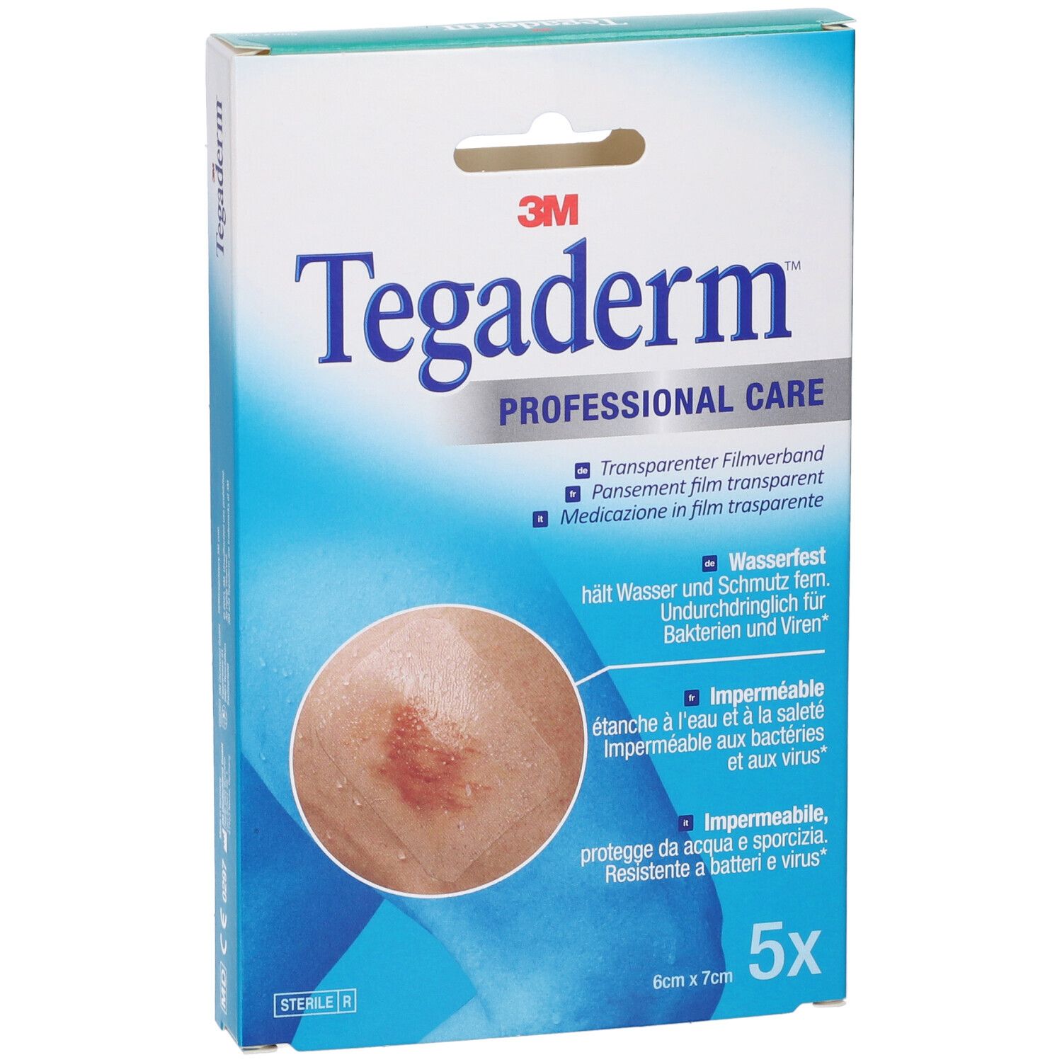 3M TEGADERM FILM Transparentverb 6x7cm 5 Stk
