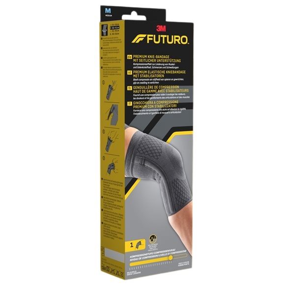 3M FUTURO Premium Knie-Bandage M seitl Unterstütz