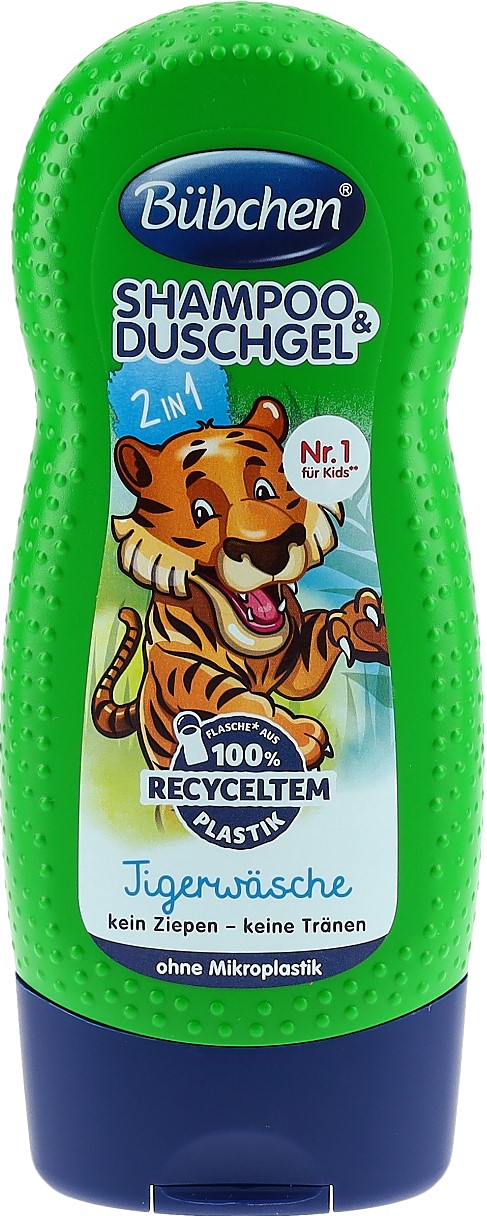 BÜBCHEN Kids 2 in 1 Tigerwäsche Fl 230 ml