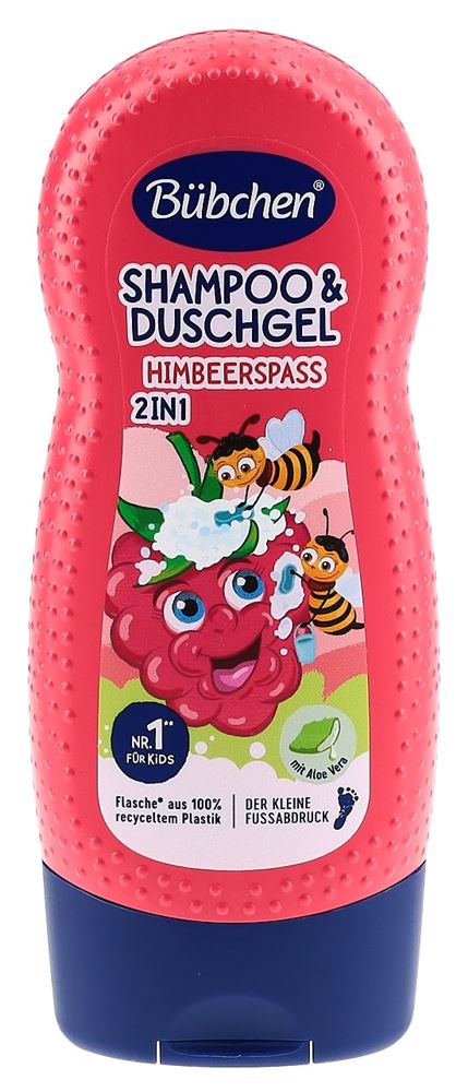 BÜBCHEN Kids 2 in 1 Himbeerspass Fl 230 ml
