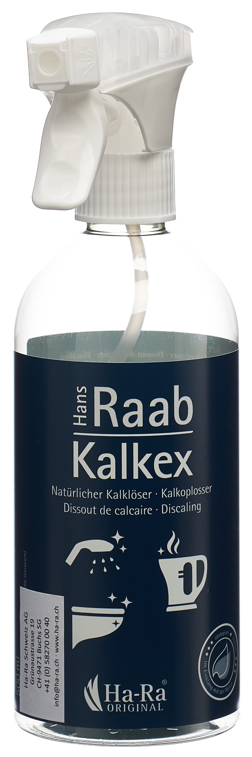 HA-RA Kalkex 500ml Sprühflasche leer