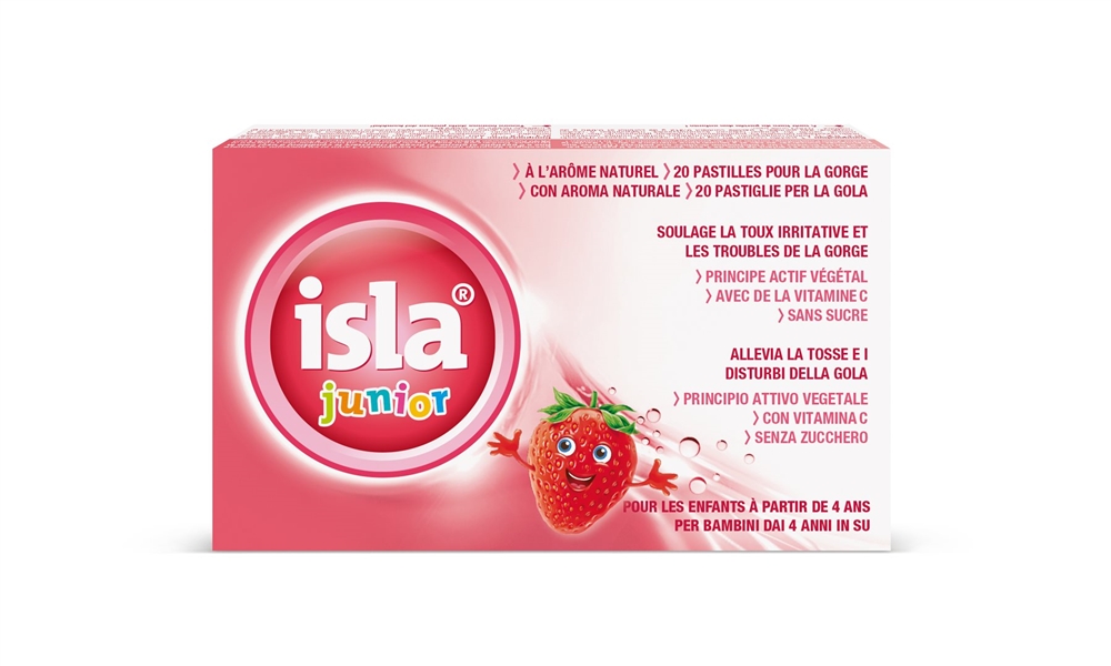ISLA Junior Pastillen Erdbeere 20 Stk