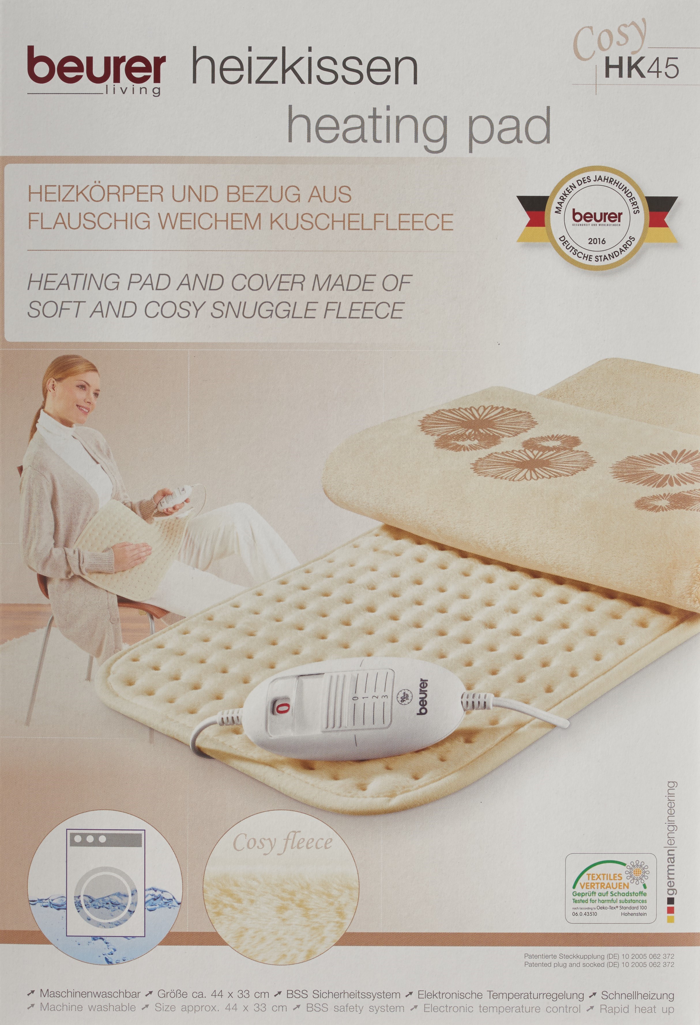 BEURER Heizkissen HK 45 Cosy